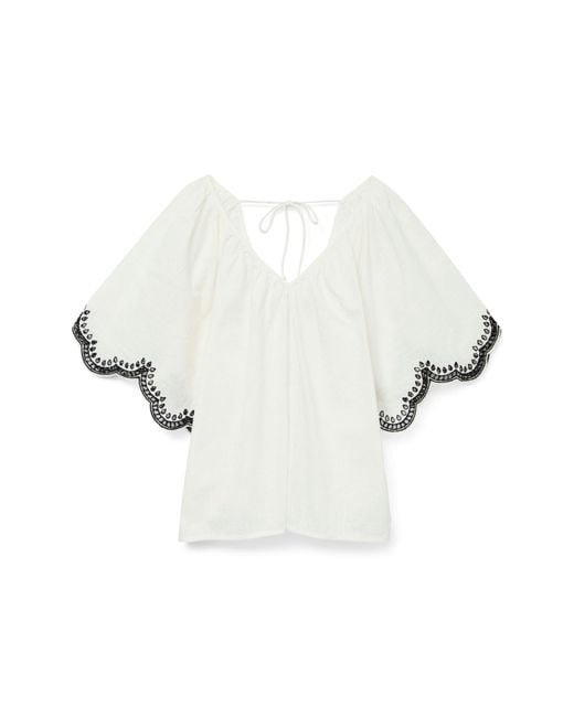 Vero Moda White Bluse 'Vmdiana'