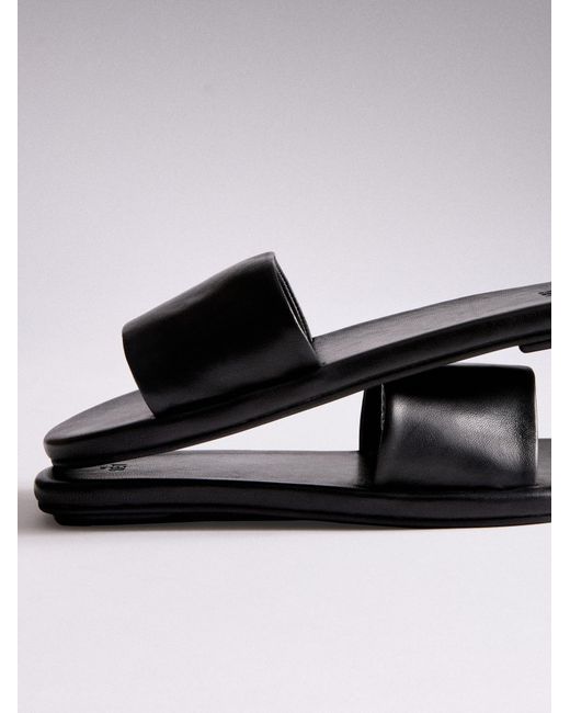 The Set Black Pantolette