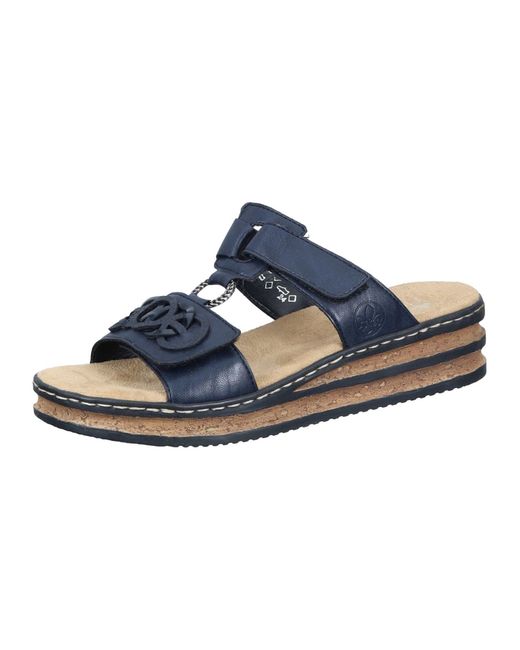 Rieker Blue Pantolette Basic