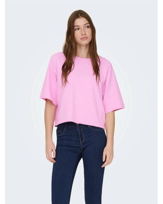 ONLY Pink Pullover Onlloyal