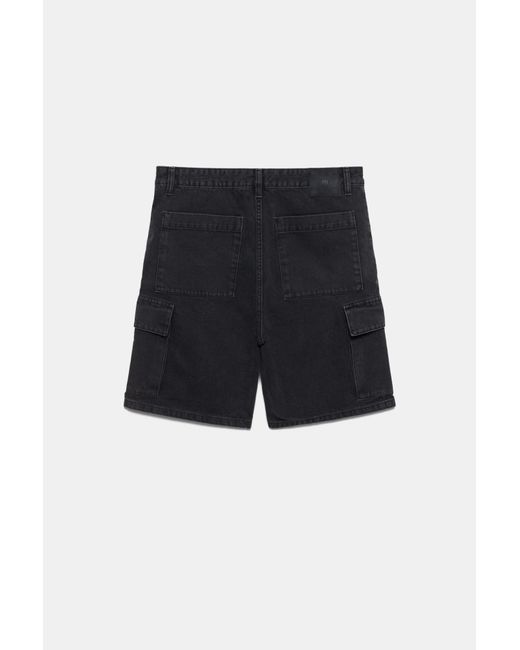 Pull&Bear Shorts in Black für Herren