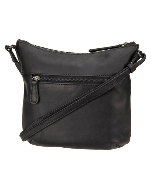 The Chesterfield Brand Black Umhängetasche Redding