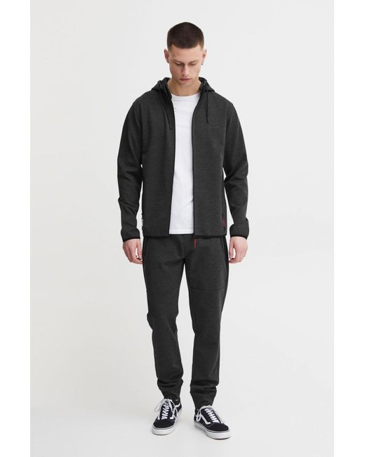 Solid Sweatjacke Vidit in Black für Herren