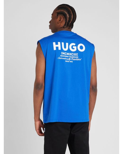 HUGO Top 'nancoso' in Blue für Herren