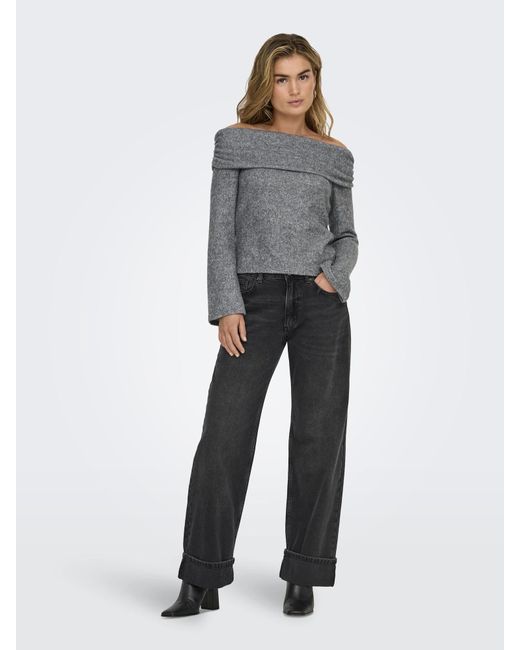 ONLY Gray Pullover 'Lydia'