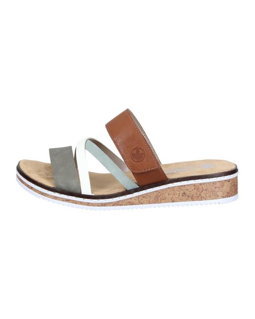Rieker White Pantolette Basic
