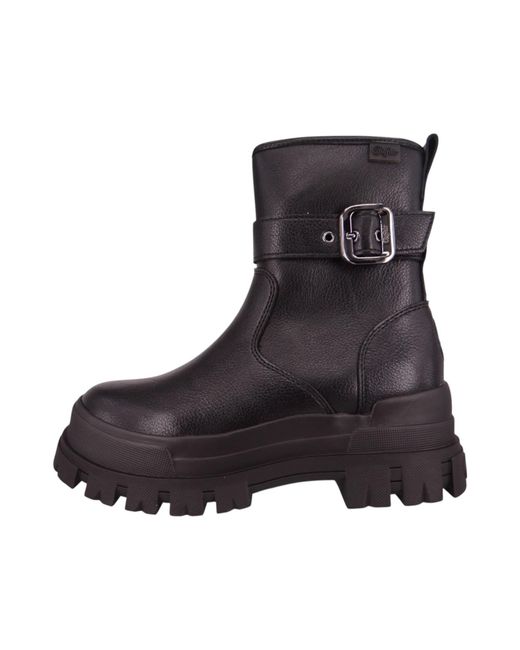 Buffalo Black Stiefelette Aspha