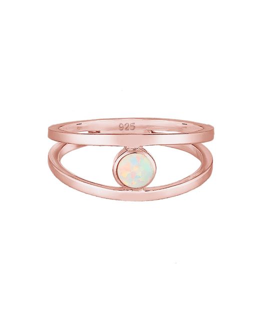 Elli Jewelry Multicolor Ring Opal
