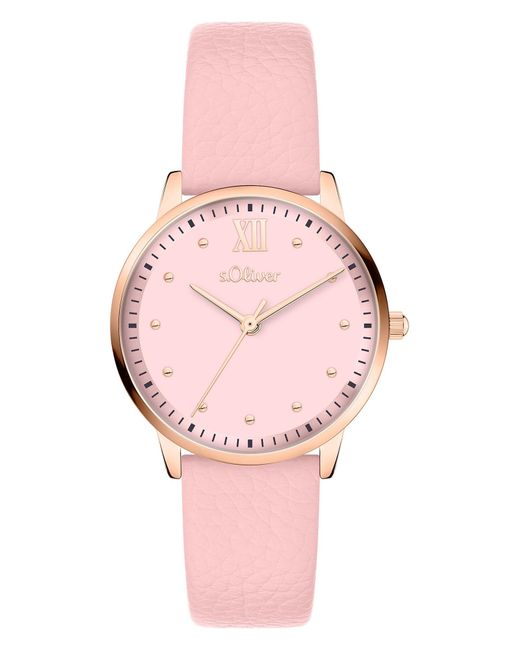 S.oliver Pink Analoguhr