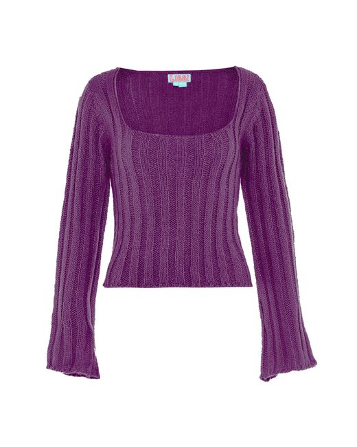 LIBBI Purple Pullover