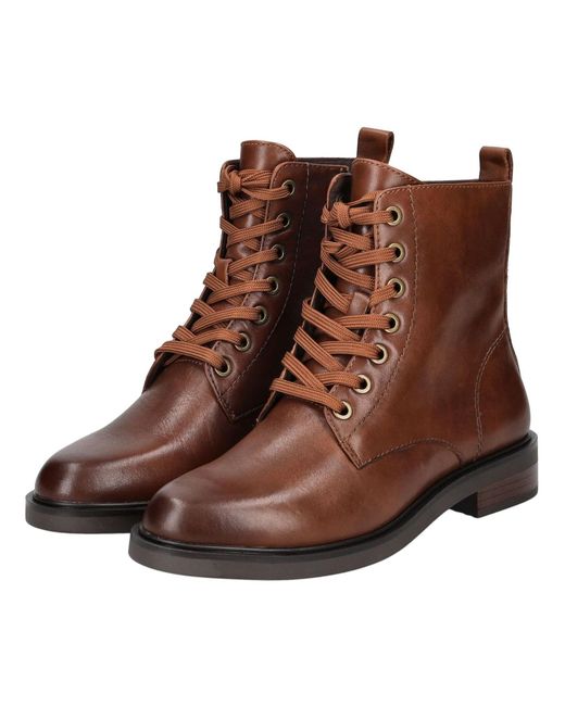 Caprice Brown Schnürstiefelette