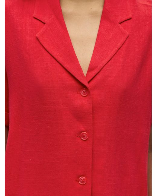 Object Red Bluse Objsanne