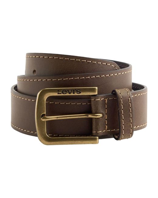 Levi's Ledergürtel LOIRE in Brown für Herren