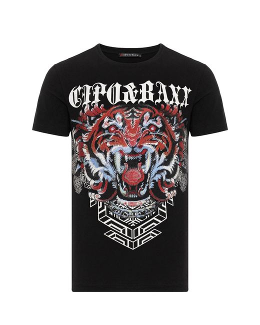 Cipo & Baxx T-shirt in Black für Herren