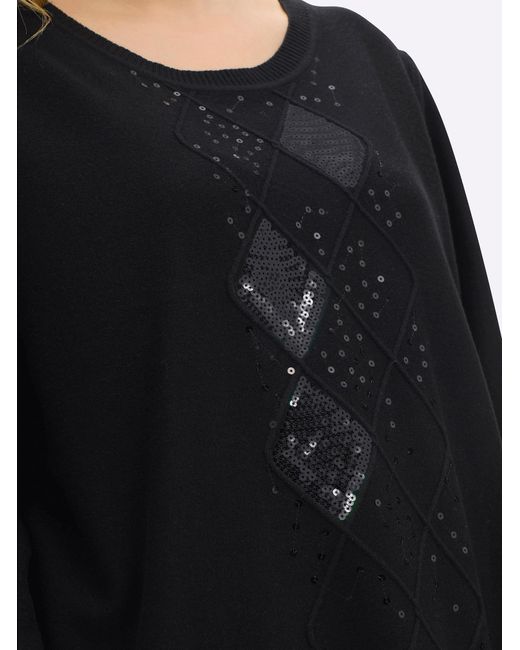 Sheego Black Pullover
