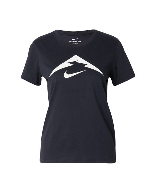 Nike Blue Funktionsshirt 'trail'