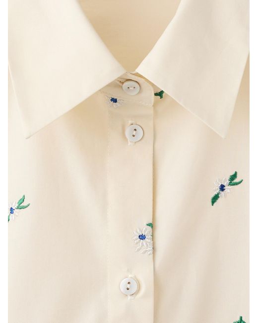 Mango White Bluse