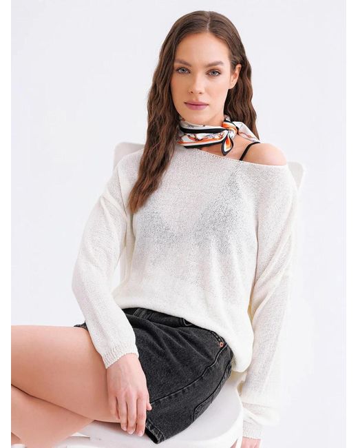 MixRay White Pullover
