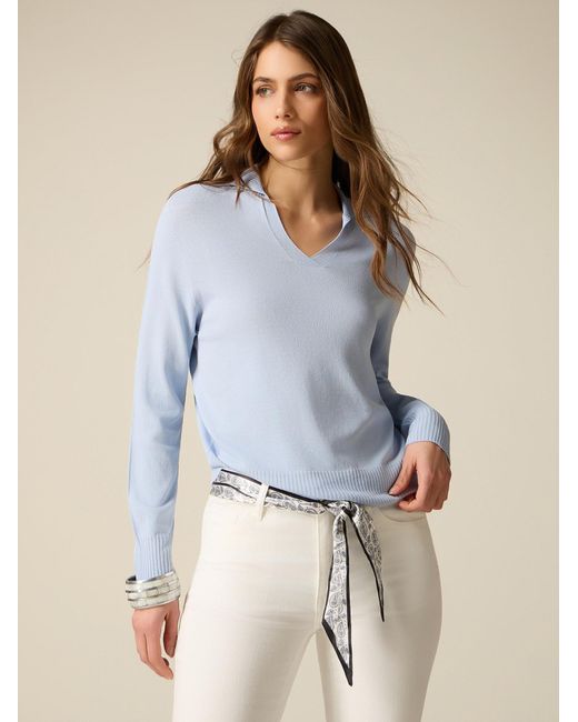 Oltre Blue Pullover