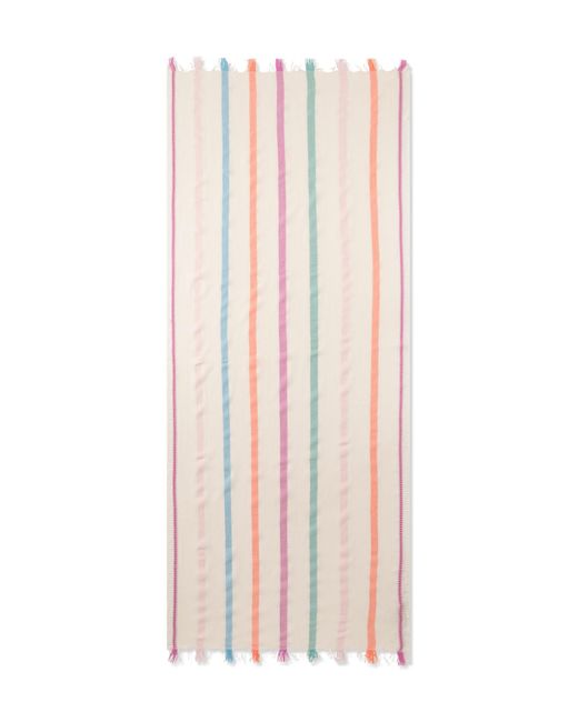 Codello White Schal Tuch Streifenmuster