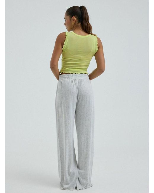 Seamless Basic Green Top Cotton