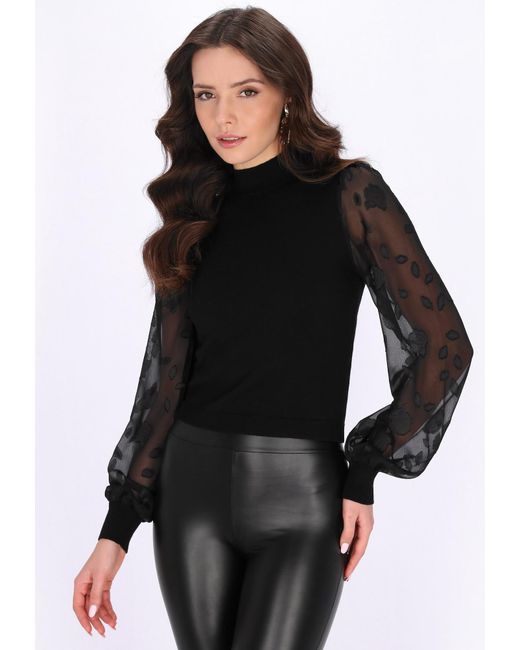 faina Black Pullover