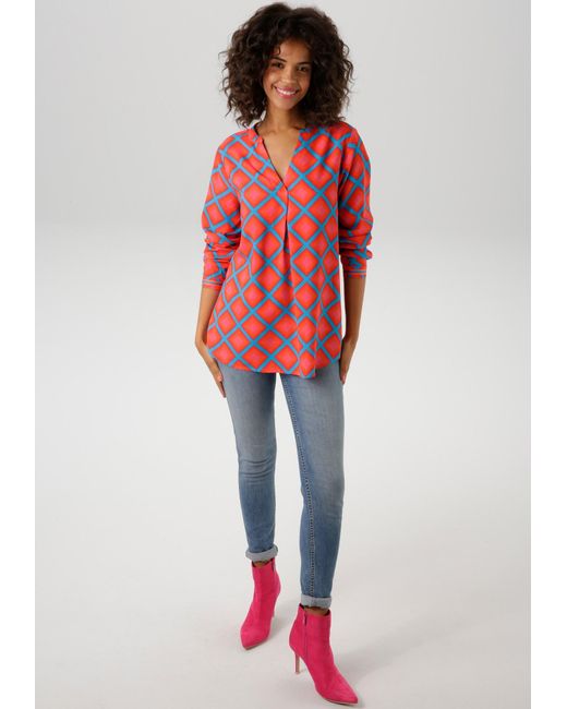 Aniston CASUAL Red Bluse