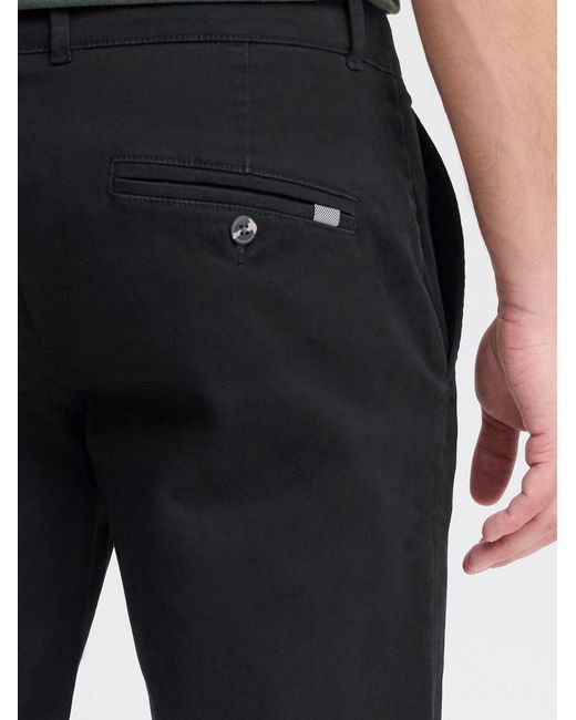 Solid Klassische Chinohose Raul Mit Stretch-Anteil in Black für Herren