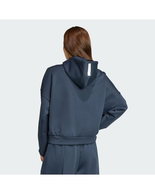 Adidas Blue Sportsweatjacke 'Z.N.E.