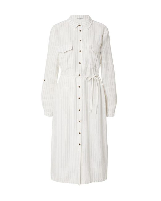 ONLY White Kleid Caro