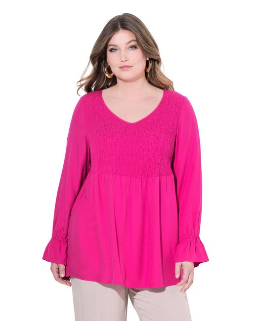 MIAMODA Pink Bluse