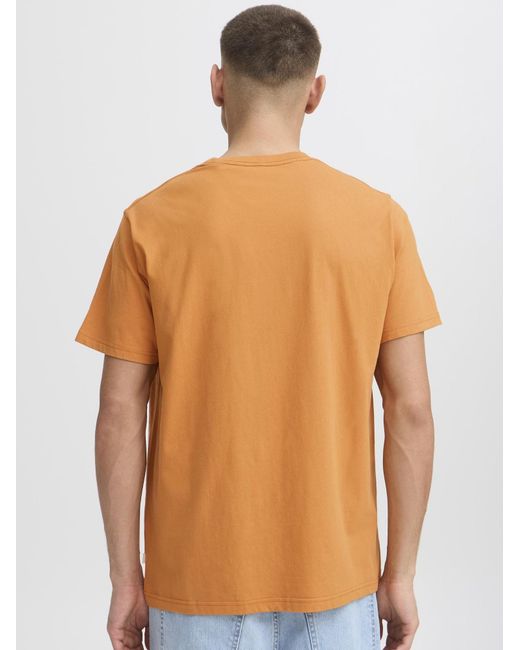 Solid Rundhalsshirt Sdpedro in Orange für Herren