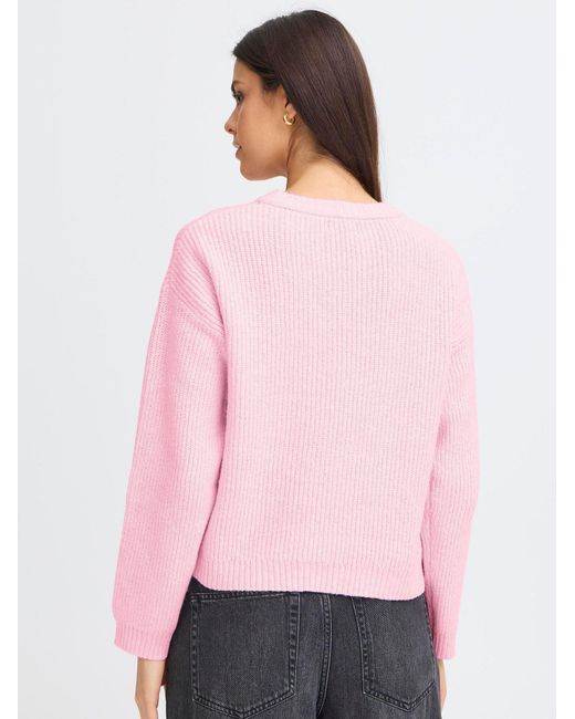 Oxmo Pink Strickpullover
