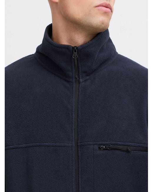 Solid Fleecejacke Matz in Blue für Herren