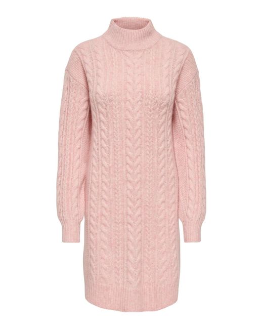 ONLY Pink Strickkleid Ida