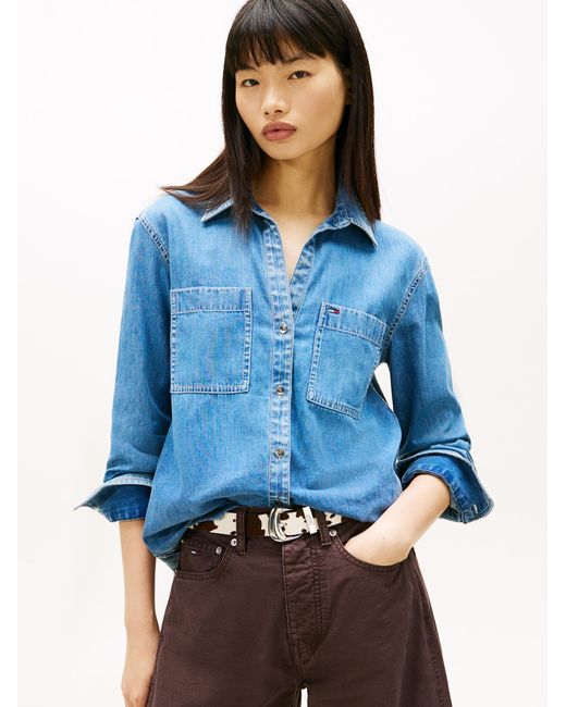 Tommy Hilfiger Blue Bluse