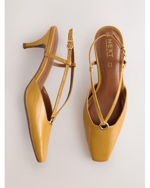 Next Yellow Pumps Forever Comfort