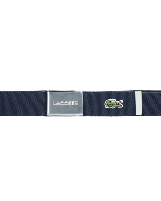 Lacoste Stoffgürtel mit Stickereiapplikation in Multicolor für Herren