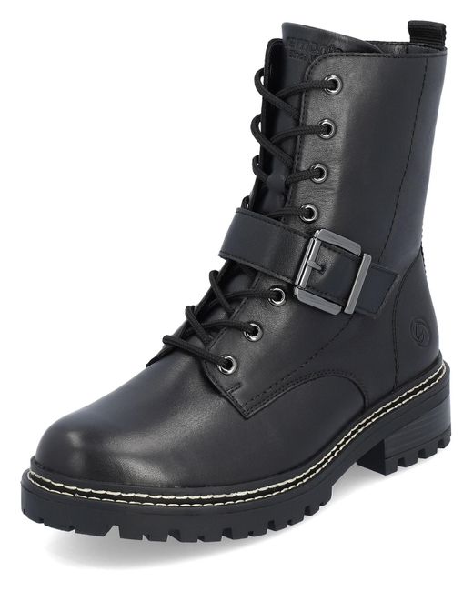 Remonte Black Schnürstiefelette