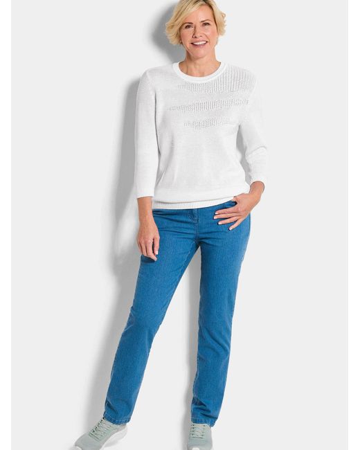 Goldner White Pullover