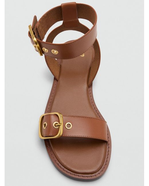 Mango Metallic Sandale