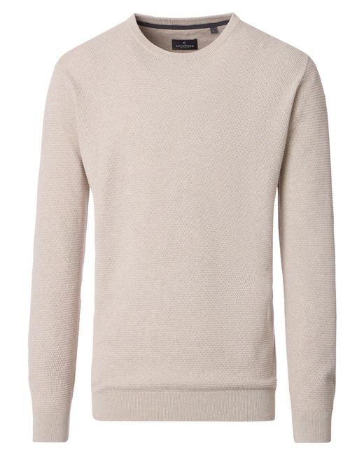 CASA MODA Pullover Basic in Natural für Herren