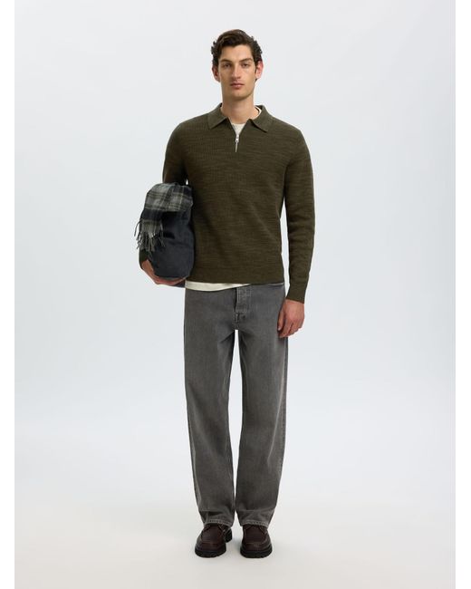SELECTED Pullover in Green für Herren