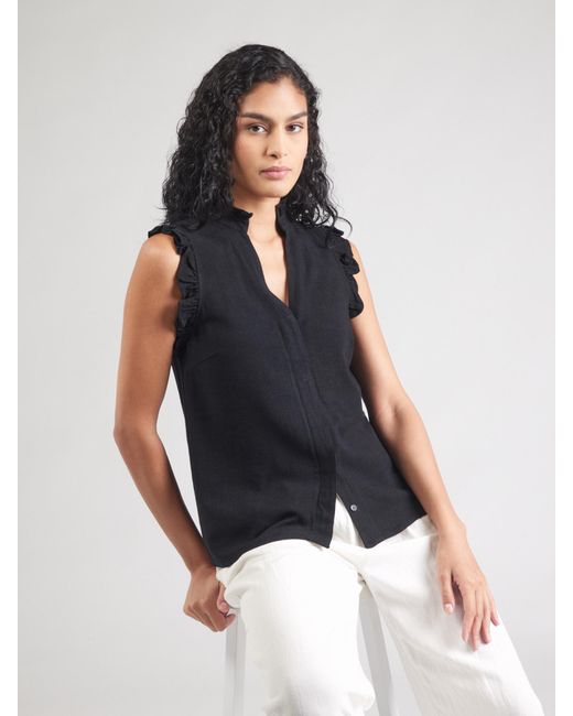 SELECTED Black Blusentop 'Slfviva'