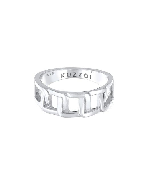 Kuzzoi Ring in Metallic für Herren