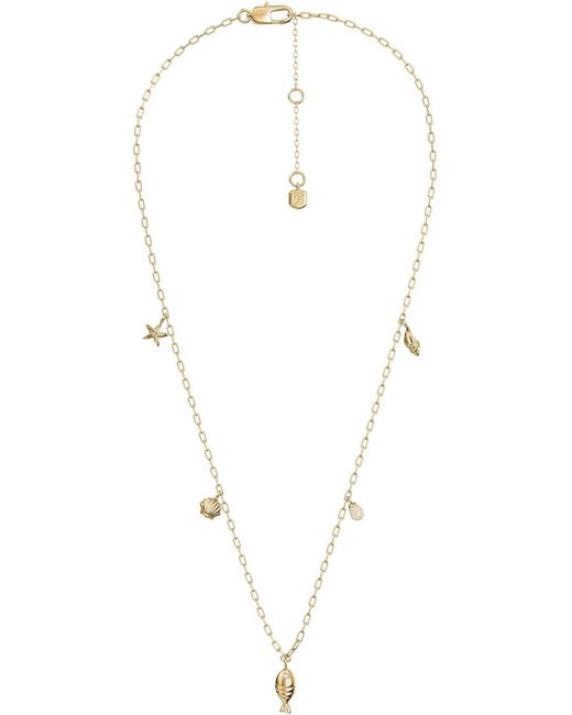 Fossil White Kette