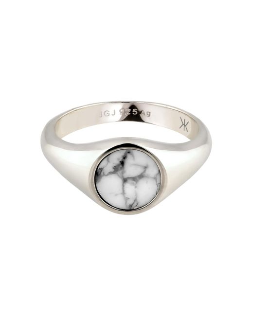 Kuzzoi Ring in White für Herren