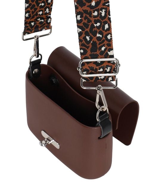 O bag Brown Umhängetasche Wasserabweisend O Pocket