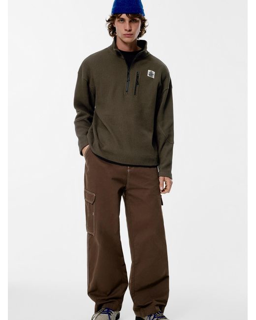 Pull&Bear Sweatshirt in Green für Herren