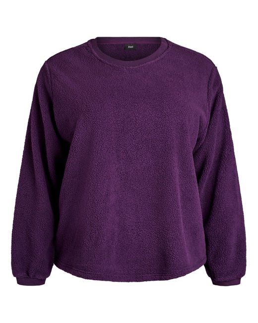 Zizzi Purple Pullover Mkarli